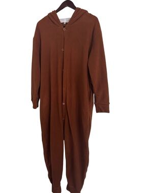 Brown bear onesie costume or pajamas
